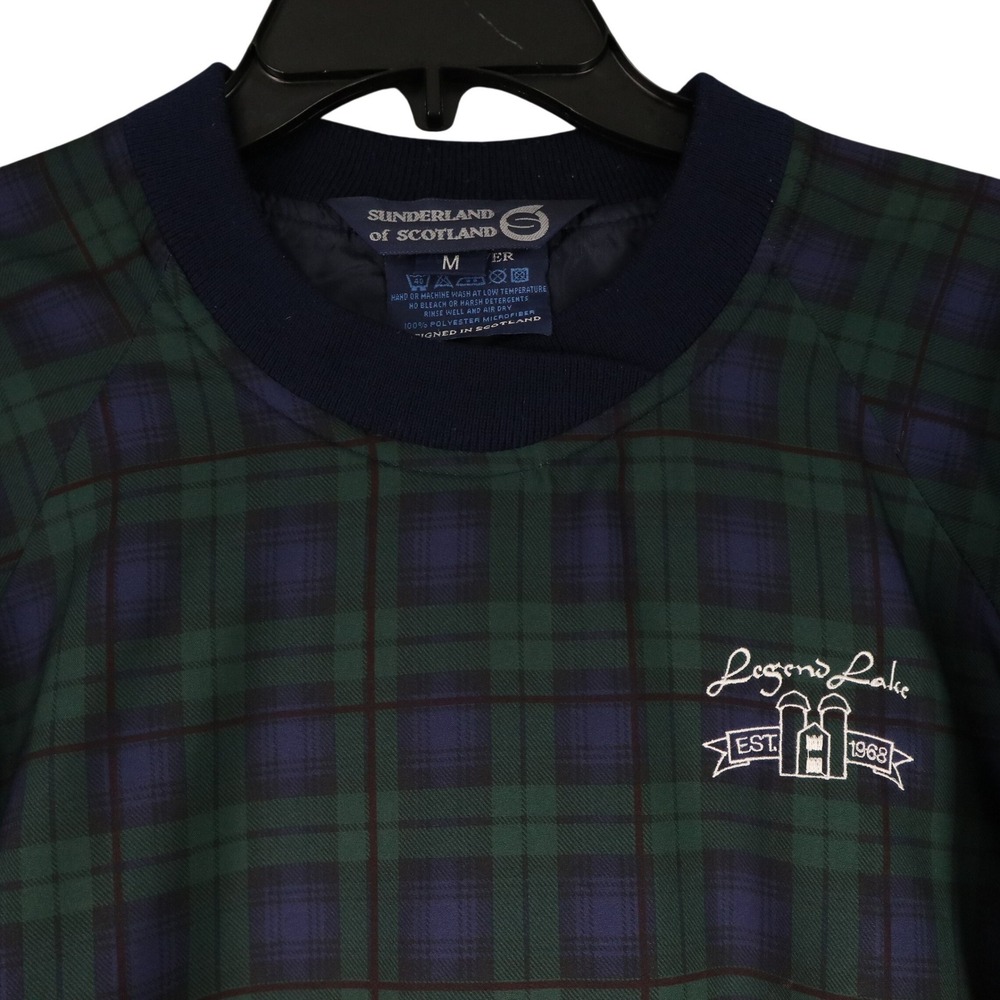 Vintage Sunderland of Scotland Legends Lake Windbreaker Mens‎ M Blackwatch Plaid